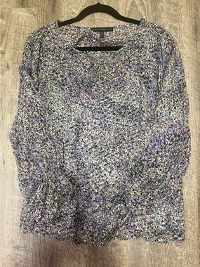 White House Black Market Multicolor Blouse
